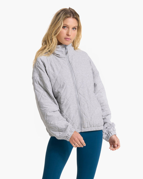 Halo Insulated Jacket | Pale Grey Heather